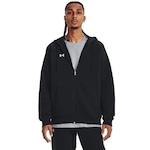 Jaqueta Under Armour Rival Fleece Full-Zip Hoodie - Masculina PRETO