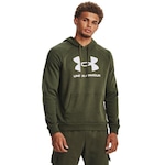 Blusão de Moletom Masculino Under Armour Rival Fleece VERDE