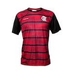 Camisa Flamengo Proud Rubro-Negro Braziline - Infantil Vermelho/Preto