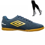 Chuteira Futsal Umbro Neo Striker + Meião - Adulto AZUL