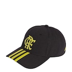 Boné Aba Curva adidas Flamengo - Snapback - Adulto PRETO