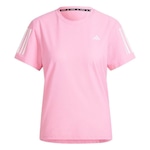 Camiseta adidas M/C Own The Run Base - Feminina ROSA CLA/BRANCO