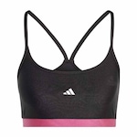 Top Fitness adidas Latin Fit Colorblock - Feminino PRETO/ROSA