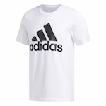 Camiseta adidas M/C Big Logo - Masculina BRANCO/PRETO