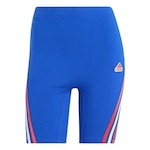 Shorts adidas Biker Future Icons Três Listras - Feminino AZUL