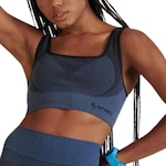 Top Fitness Lupo Micro Print II Feminino AZUL