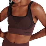 Top Fitness Lupo Micro Print II Feminino VERMELHO