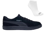 Tênis Puma Smash V2 Bdp + Meia - Masculino PRETO