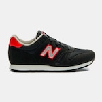 Tênis New Balance 373 Lace Infantil PRETO/VERMELHO