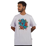 Camiseta Santa Cruz Screaming Flash Front Ss - Masculina BRANCO