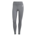 Calça Legging adidas 3 Listras 7/8 Essentials - Feminina CINZA/BRANCO