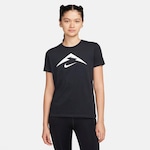 Camiseta Nike Trail - Feminina PRETO