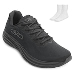 Tênis Olympikus Index 3 + Meia Op24 - Masculino PRETO