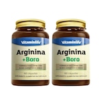 Kit 2x Arginina + Boro Vitaminlife (com Ácido Aspártico e Zinco ) - 60 Cápsulas Nao Se Aplica