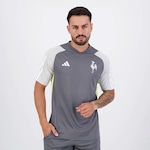 Camisa do Atlético Mineiro Comissão 2024 adidas - Masculina CINZA