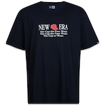 Camiseta New Era Plus Size Regular - Masculina PRETO