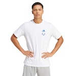 Camiseta Messi adidas - Masculina BRANCO