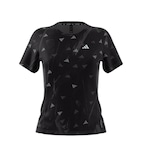 Camiseta adidas Run It Bl Tee - Feminina PRETO