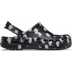 Sandália Crocs Baya Seasonal Printed Cg Daisy - Feminina PRETO