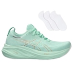 Tênis Asics Gel Nimbus 26 + 3 Pares de Meias - Feminino VERDE