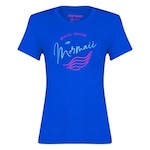 Camiseta Mormaii Ondas Beach Sports Proteção Uv50+ - Feminina AZUL