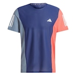 Camiseta adidas Colorblock - Masculina AZUL