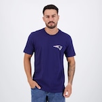 Camiseta New Era Nfl New England Patriots Club - Masculina AZUL ESCURO