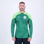 Blusão Térmico do Palmeiras Puma Training Fleece - Masculino VERDE