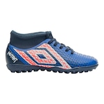 Chuteira Umbro Mutant Jr Society 370 Juvenil AZUL