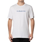 Camiseta Quiksilver Omni Font II - Masculina BRANCO