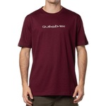 Camiseta Quiksilver Omni Font II - Masculina VERMELHO