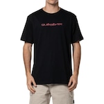 Camiseta Quiksilver Omni Font - Masculina PRETO