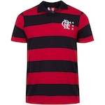 Camisa Polo do Flamengo Control Braziline - Masculina PRETO/VERMELHO