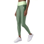 Calça Legging adidas Latin Fit Colorblock - Feminina VERDE