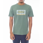 Camiseta Hurley Trace Box - Masculina VERDE