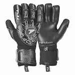 Luvas de Goleiro Poker de Campo Profissional Hug Flex 4 - Adulto PRETO