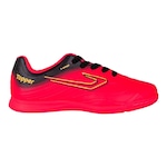 Chuteira Futsal Topper Forza Iii - Infantil Vermelho/Preto