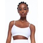 Top Fitness Alça Reta Basic Bodyforsure - Feminino BRANCO