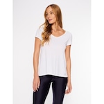 Camiseta Bodyforsure Decote Essentials - Feminina BRANCO