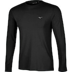 Camiseta Mizuno Manga Longa Nirvana - Masculina PRETO