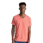 Camiseta Tommy Hilfiger Essential Gola Vneck - Masculina ROSA