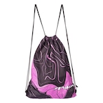 Gym Sack Poker Estampado Geo PRETO/ROSA