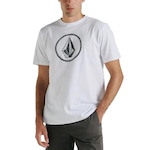 Camiseta Volcom Circle Stone - Masculina BRANCO