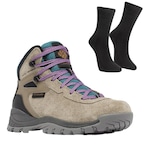 Bota Columbia Newton Ridge + Par de Meia - Feminina MARROM