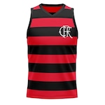 Camiseta Regata do Flamengo - Masculina PRETO/VERMELHO