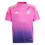 Camisa 2 da Alemanha 24 adidas - Infantil ROSA