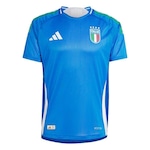 Camisa 1 da Itália 2024 Authentic adidas - Masculina AZUL