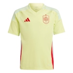 Camisa da Seleção Espanha II 24 adidas Infantil Torcedor AMARELO