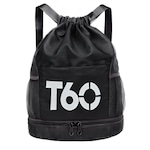 Mochila Bolsa Saco Red Place Esportiva Impermeável Anti Roubo PRETO