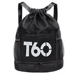 Mochila Bolsa Saco Red Place Esportiva Impermeável Anti Roubo PRETO